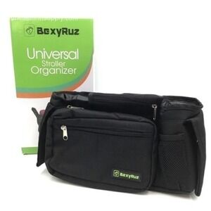BexyRuz‎ Universal Stroller Adjustable Organizer Black NEW